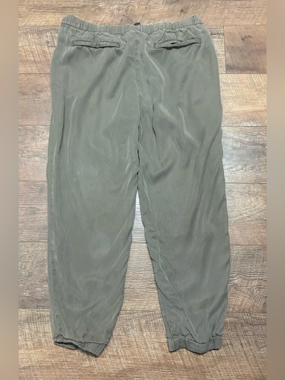 Daily Ritual 100% Lyocell Olive/Gray Joggers Size 13 - Picture 4 of 4